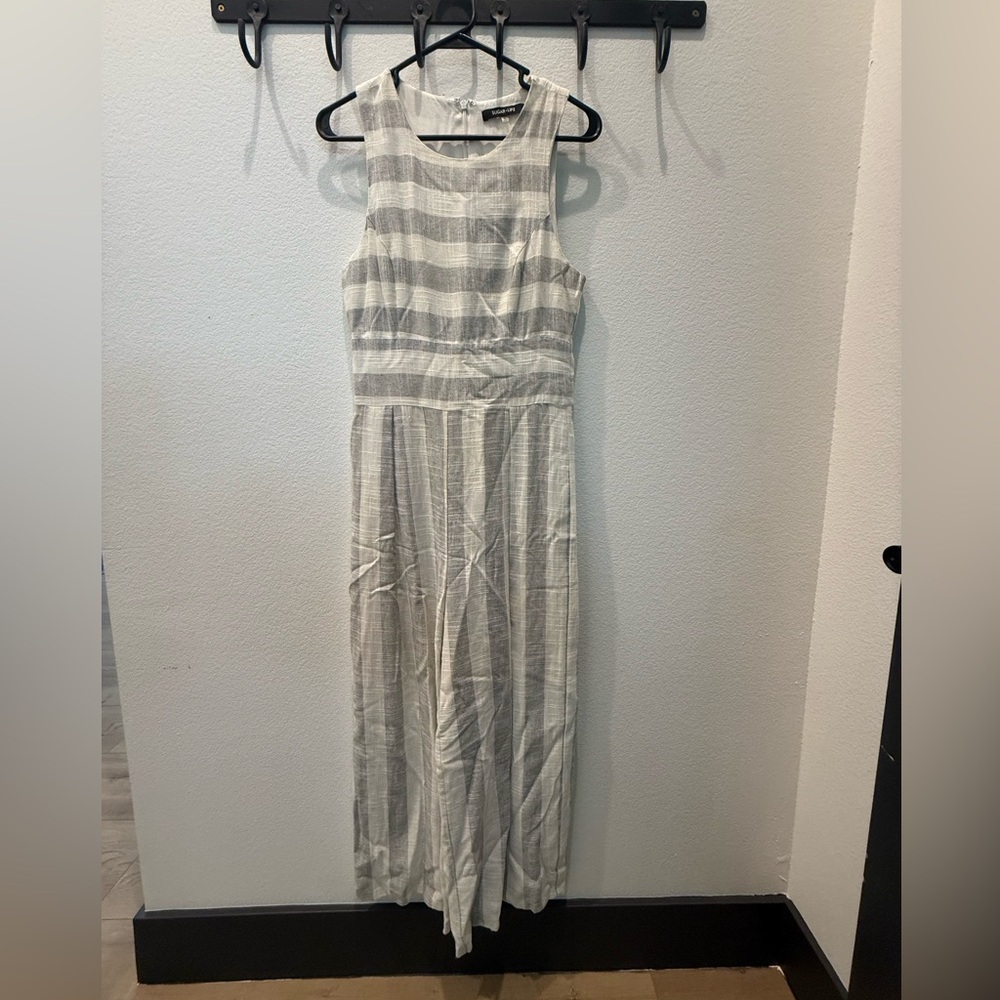 Striped Sleeveless Maxi Dress